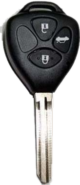 Toyota 3 Large Button Key Shell